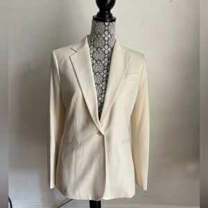 LAUREN BY RALPH LAUREN~Blazer~Single Breasted~Off White~Sz 4